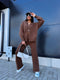 Adīts komplekts "FRIDAY LOOK 5171#" - CHOCO