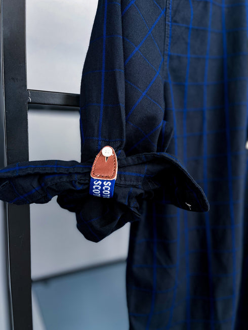 Scotch&Soda, tumši zils krekls zēniem (vecums: 14g)