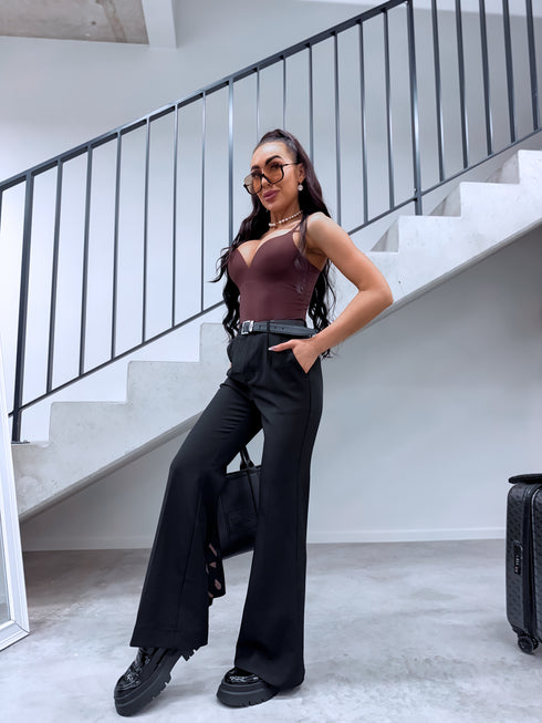 "GRACE LINE VS9006" тканевые брюки - черные