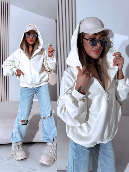 Кофта "ARTIFICIAL" V67 - КРЕМОВО БЕЛАЯ