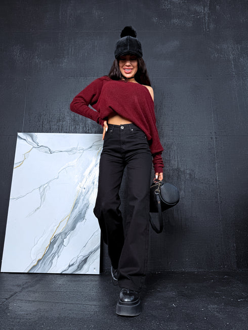 Džinsa bikses "BLACK ICE DJ2497" - melnas PRE-ORDER