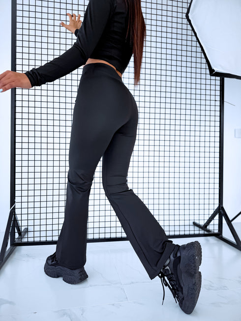 Divdaļīgs komplekts - jaka + legingi "GOAL" - MELNS