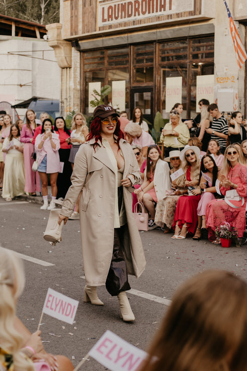 BĒŠS, ādas imitācijas trencis "POWER" FL08