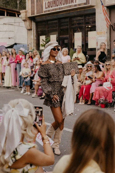 Short costume "SAFARI" - leopard print