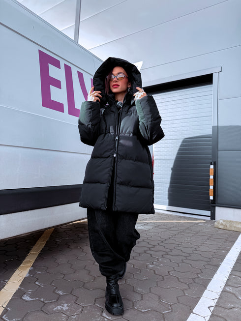 Pagarināta virsjaka "Mākonis" - melna PRE-ORDER