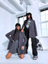 Oversize, classic jacket - GRAY