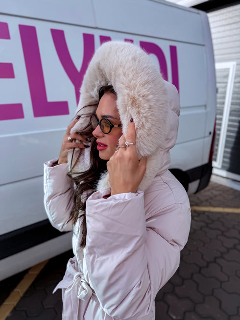 Длинная куртка "CLIMATE ZONE" FC7529 - светло-бежевая