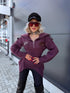 Zippered sweater "MENTOR 16088" - PURPLE