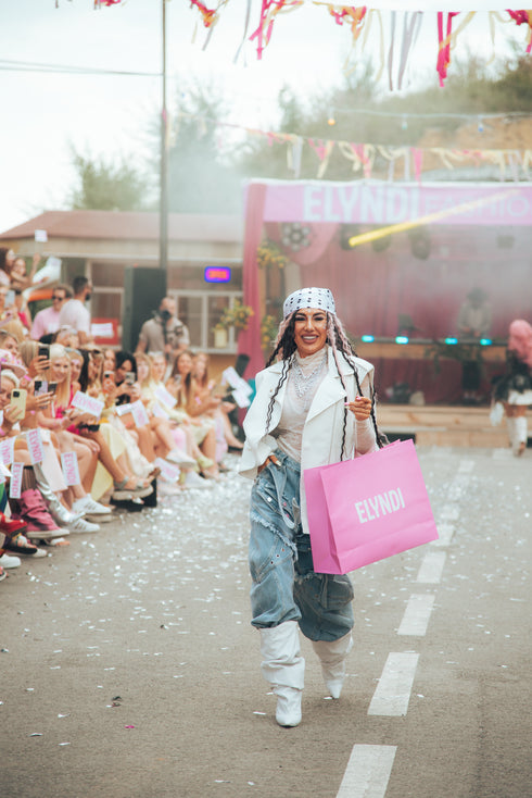 Жилет из искусственной кожи "POP STAR" - БЕЛЫЙ CV2122