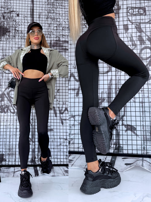 Legingi "POWER STRIPE" LM88169 - MELNI