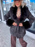 "GHOST TOWN 202332" coat - BLACK