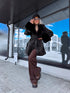 "GHOST TOWN 202332" coat - BLACK