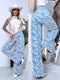 Gėlių siuvinėjimo kelnės "BALI VIBE" L1197