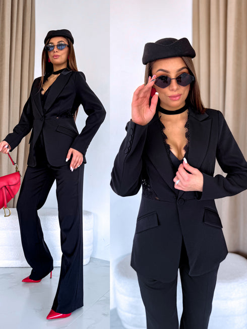 LUX komplektas "LUXURY DV1033" - juodas