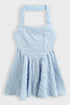 Suknelė "BABYDOLL AZ1619" - ŠVIESIAI MĖLYNA