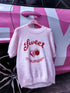 Adīts T-krekls "SWEET STRAWBERRY" 26078 - MAIGI ROZĀ