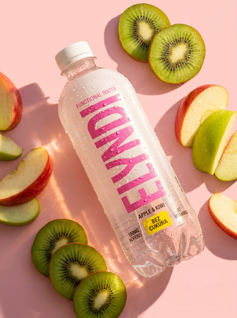 Funkcionalusis ELYNDI vanduo "APPLE & KIWI" - 12 vnt pakuotė