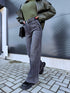 Džinsai "GREY CHARCOAL" T6358-8 + diržas