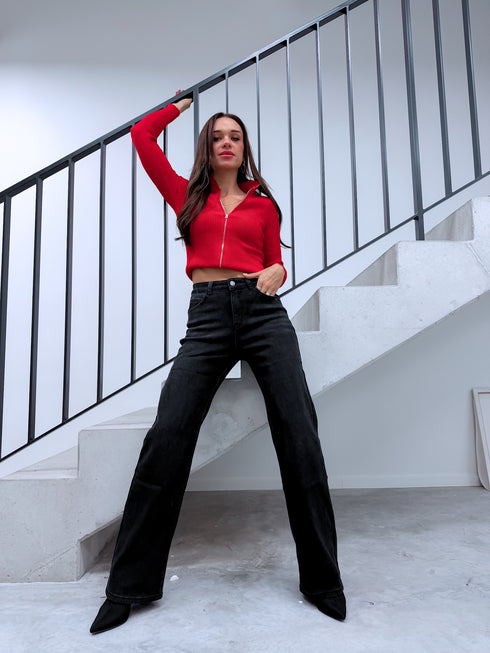 DARK GREY džinsa bikses ar siltinājumu "PREMIUM" H860-2