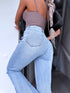 FLARED jeans "PURE SKY BLUE" 9508
