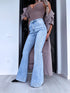 FLARED jeans "PURE SKY BLUE" 9508