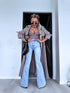 FLARED jeans "PURE SKY BLUE" 9508
