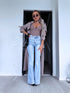 FLARED jeans "PURE SKY BLUE" 9508