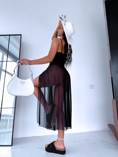 Tīkliņveida svārki "JAMAICA 0551" - MELNI