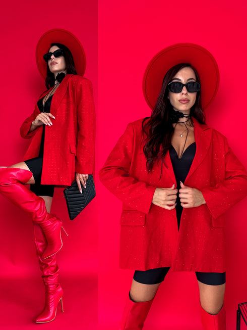 LUX jacket "DAZZLE" - RED
