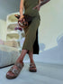 "INFINITY" 2022 Slippers - DARK BEIGE