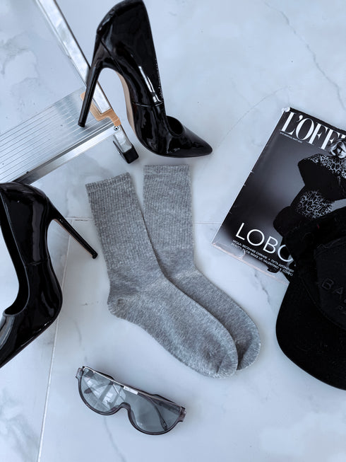 Комплект носков M15530 (3GAB) - БЕЛЫЙ+СЕРЫЙ+ЧЁРНЫЙ