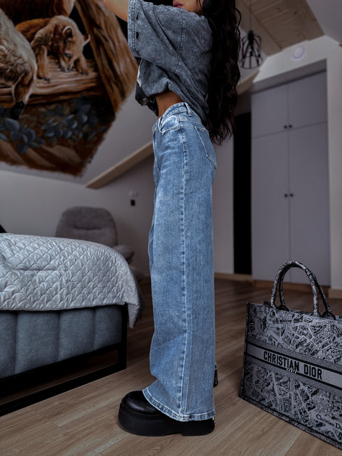 ZILAS džinsinės kelnės "TRIUMPH" T394-2 IŠANKSTINIS UŽSAKYMAS