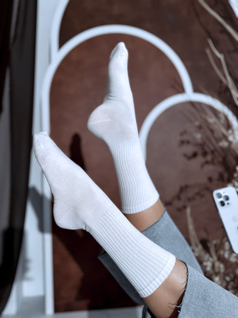 Комплект носков M15530 (3GAB) - БЕЛЫЙ+СЕРЫЙ+ЧЁРНЫЙ