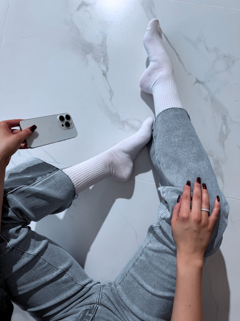 Zeķu komplekts M15530 (3GAB) - BALTS+BALTS+BALTS