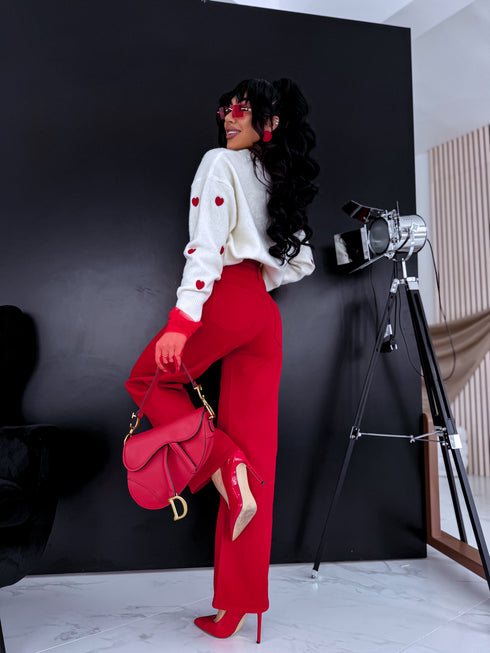 Džemperis "ABOUT LOVE" HA4425 - KRĒMBALTS