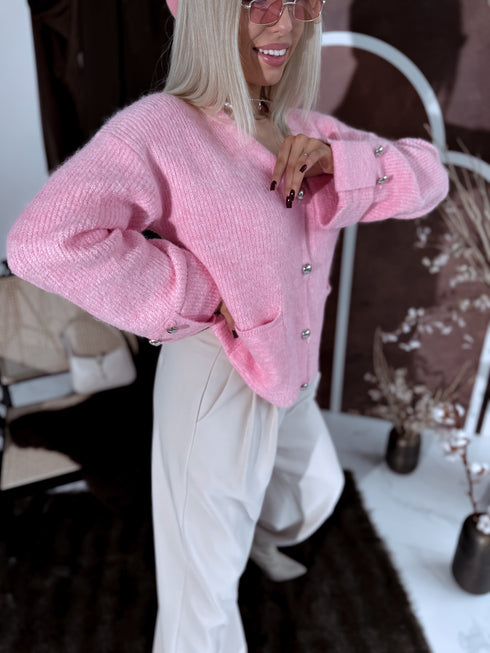 "QUEST Y26001" jacket - soft pink