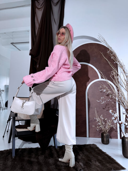 "QUEST Y26001" jacket - soft pink