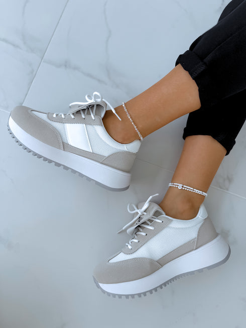 Gray boots "AVENUE" 88219