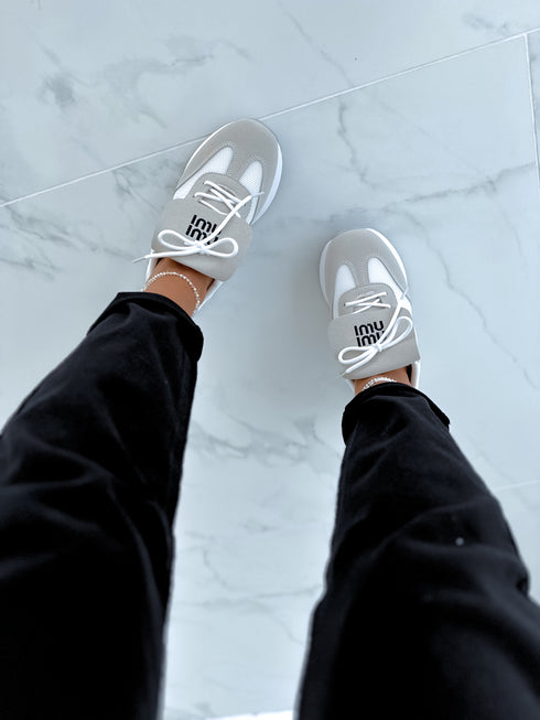 Gray boots "AVENUE" 88219