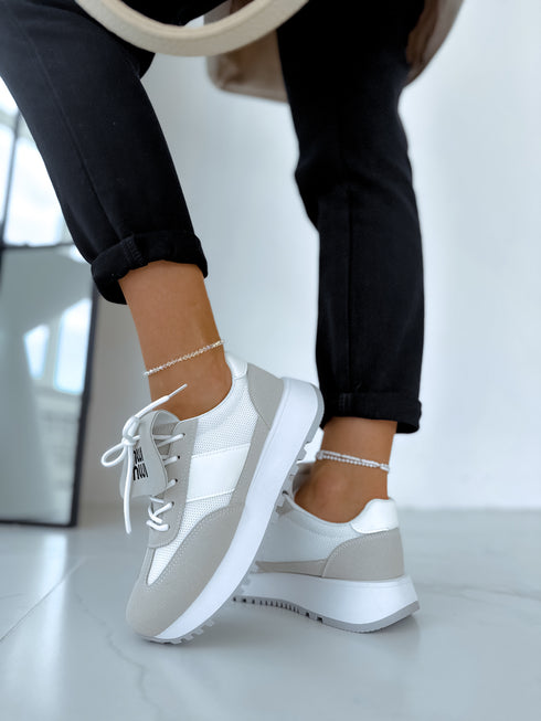 Gray boots "AVENUE" 88219