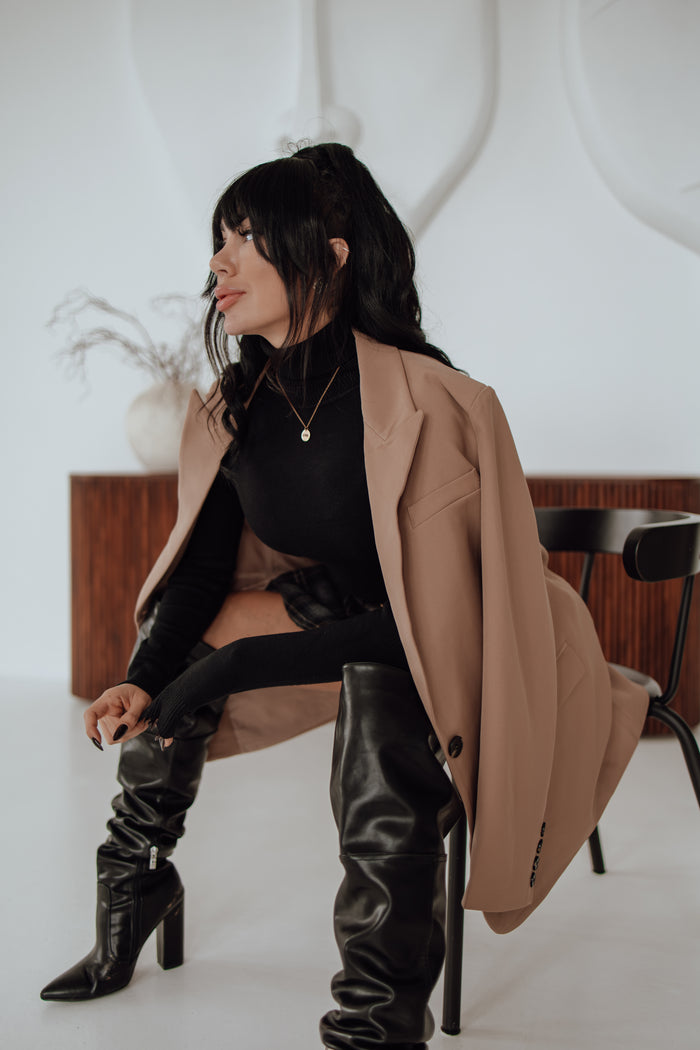 Švarkelis „BELLA“ – ŠVIESIAI RUDAS