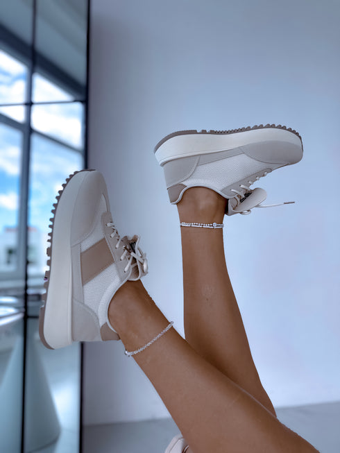 Beige boots "AVENUE" 88219