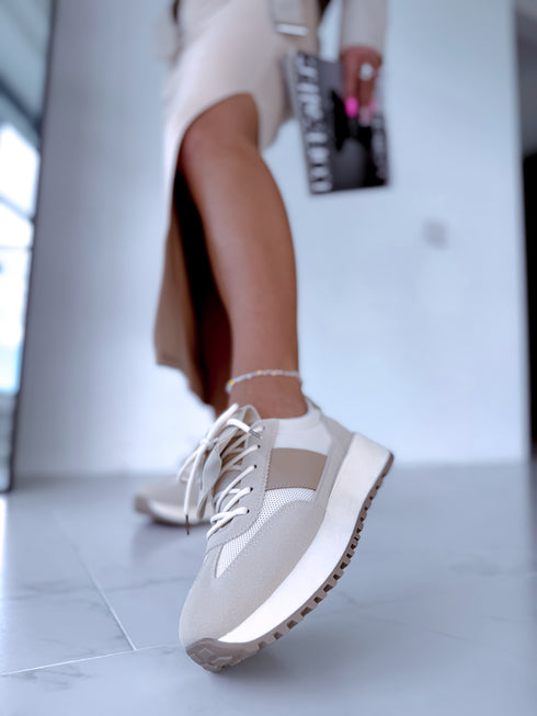 Beige boots "AVENUE" 88219