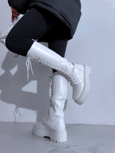 БЕЛЫЕ сапоги "DIGITAL" SJ577