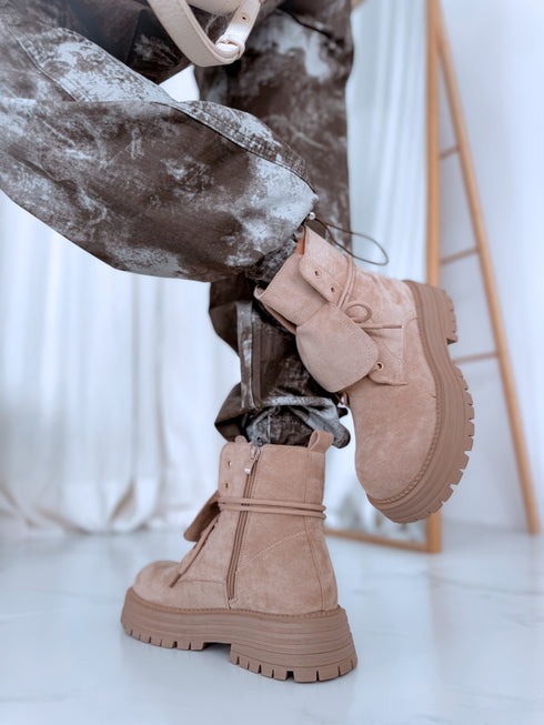 KAPUČĪNO aulinukai su raišteliais "FIRST STEP QH7830"