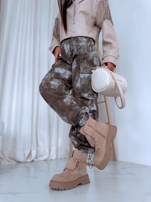 KAPUČĪNO aulinukai su raišteliais "FIRST STEP QH7830"