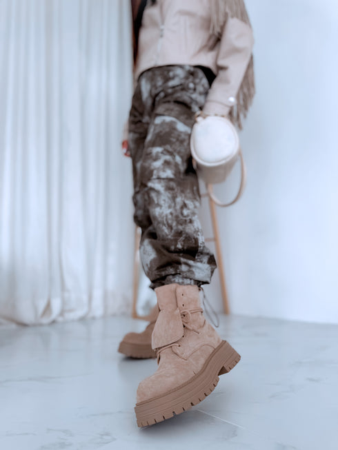 KAPUČĪNO aulinukai su raišteliais "FIRST STEP QH7830"