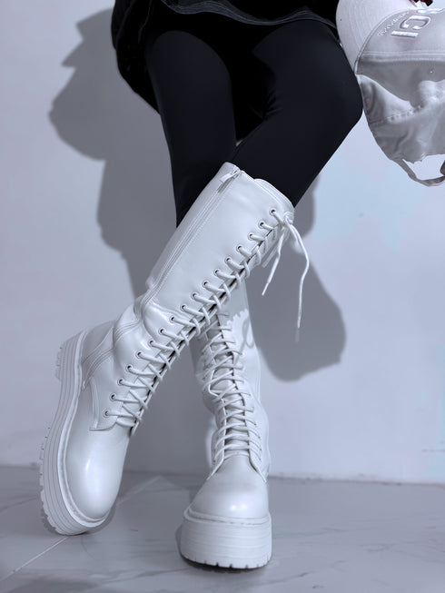 БЕЛЫЕ сапоги "DIGITAL" SJ577