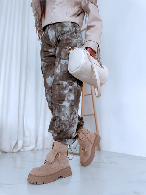 KAPUČĪNO aulinukai su raišteliais "FIRST STEP QH7830"