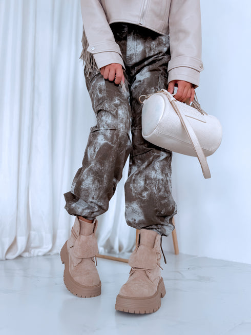 KAPUČĪNO aulinukai su raišteliais "FIRST STEP QH7830"